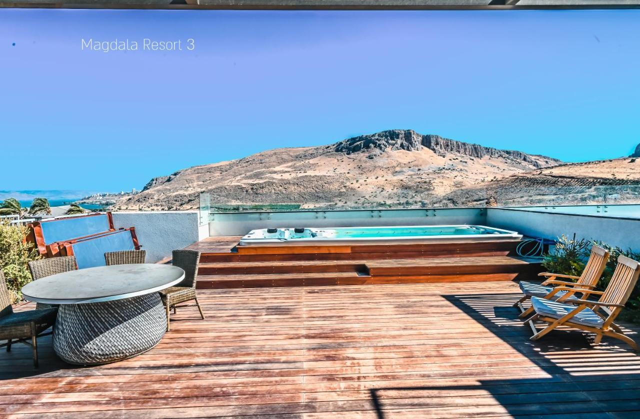 Yalarent Magdala Resort- Luxury Suites With Pool Or Jacuzzi With Sea View Migdal Kültér fotó