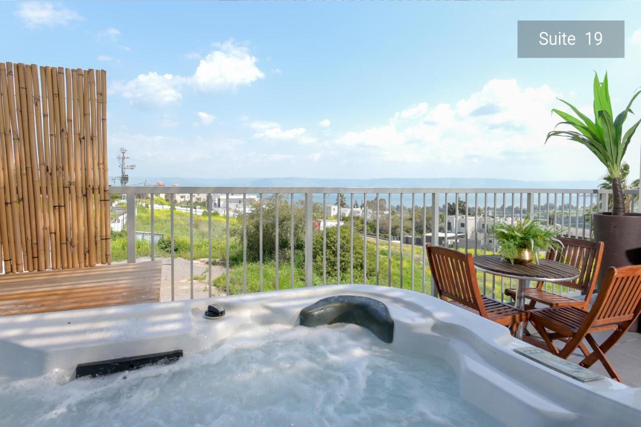 Yalarent Magdala Resort- Luxury Suites With Pool Or Jacuzzi With Sea View Migdal Kültér fotó